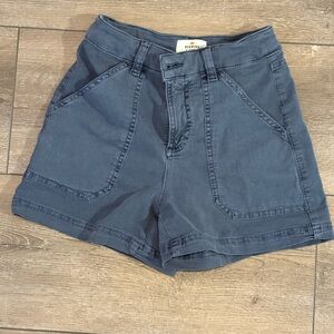 Marine Layer Women's Cargo Shorts in Slate Blue